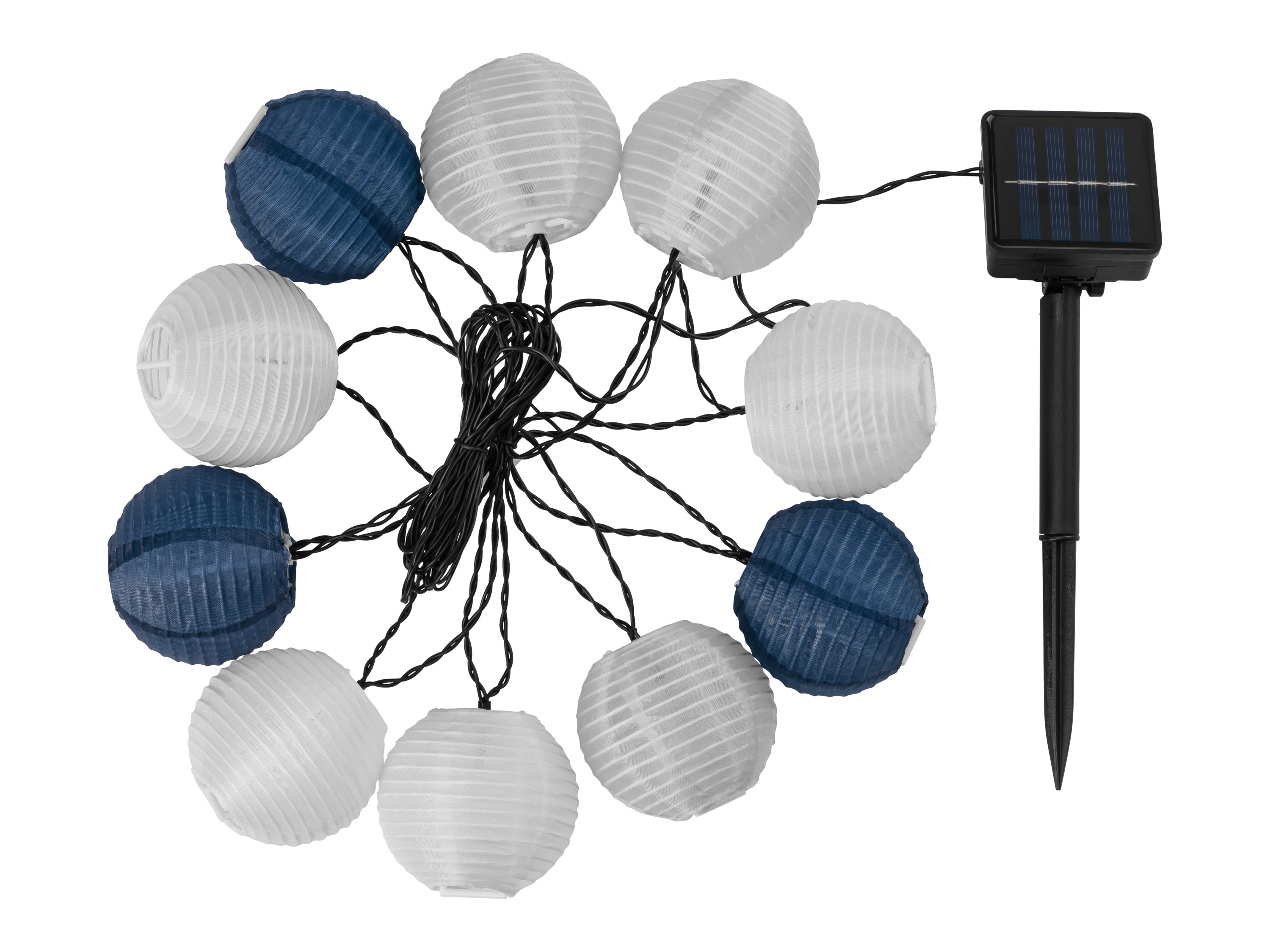 Livarno® Solární světelný LED řetěz, 10 LED (barevná)