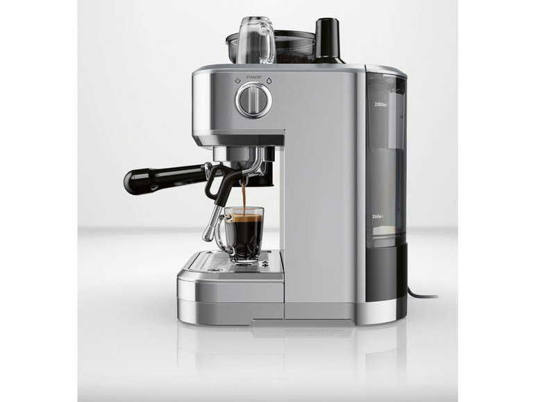  Zobrazit na celou obrazovku SILVERCREST® KITCHEN TOOLS Profesionální espresso kávovar s integrovaným mlýnkem SSMP 1770 A2 - Obrázek 6