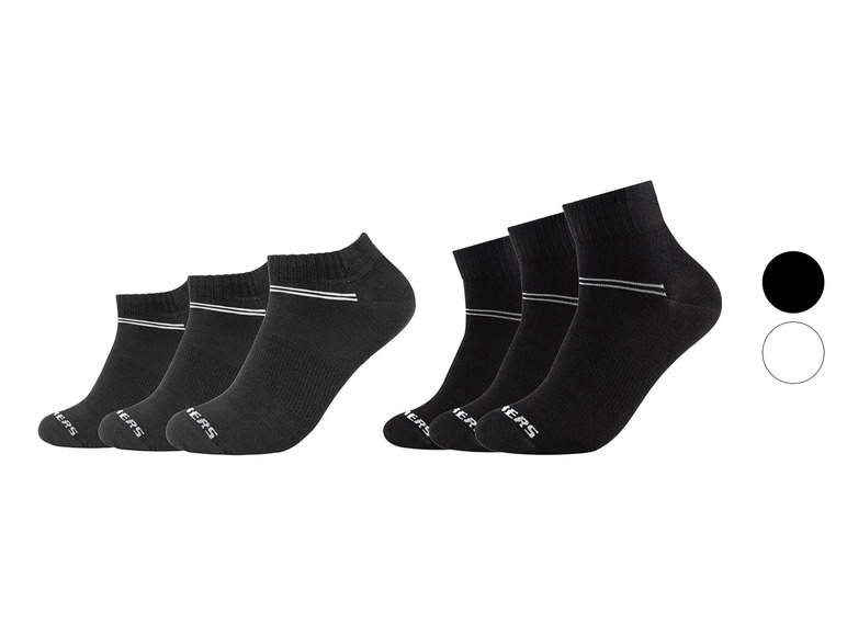  Zobrazit na celou obrazovku Skechers Dámské / Pánské ponožky, 3 páry - Obrázek 1