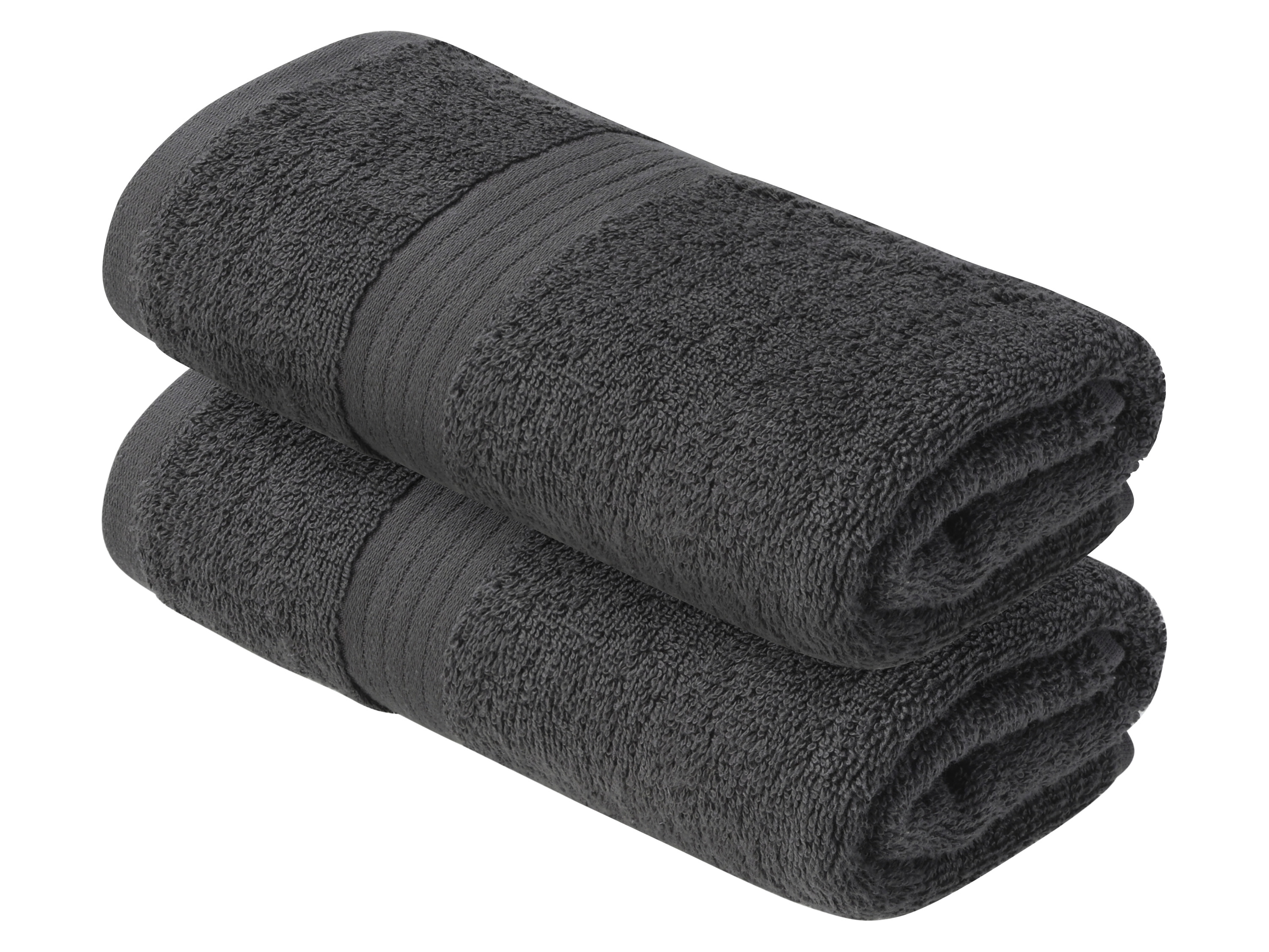 Livarno® Froté ručník, 50 x 100 cm, 2 kusy (šedá)