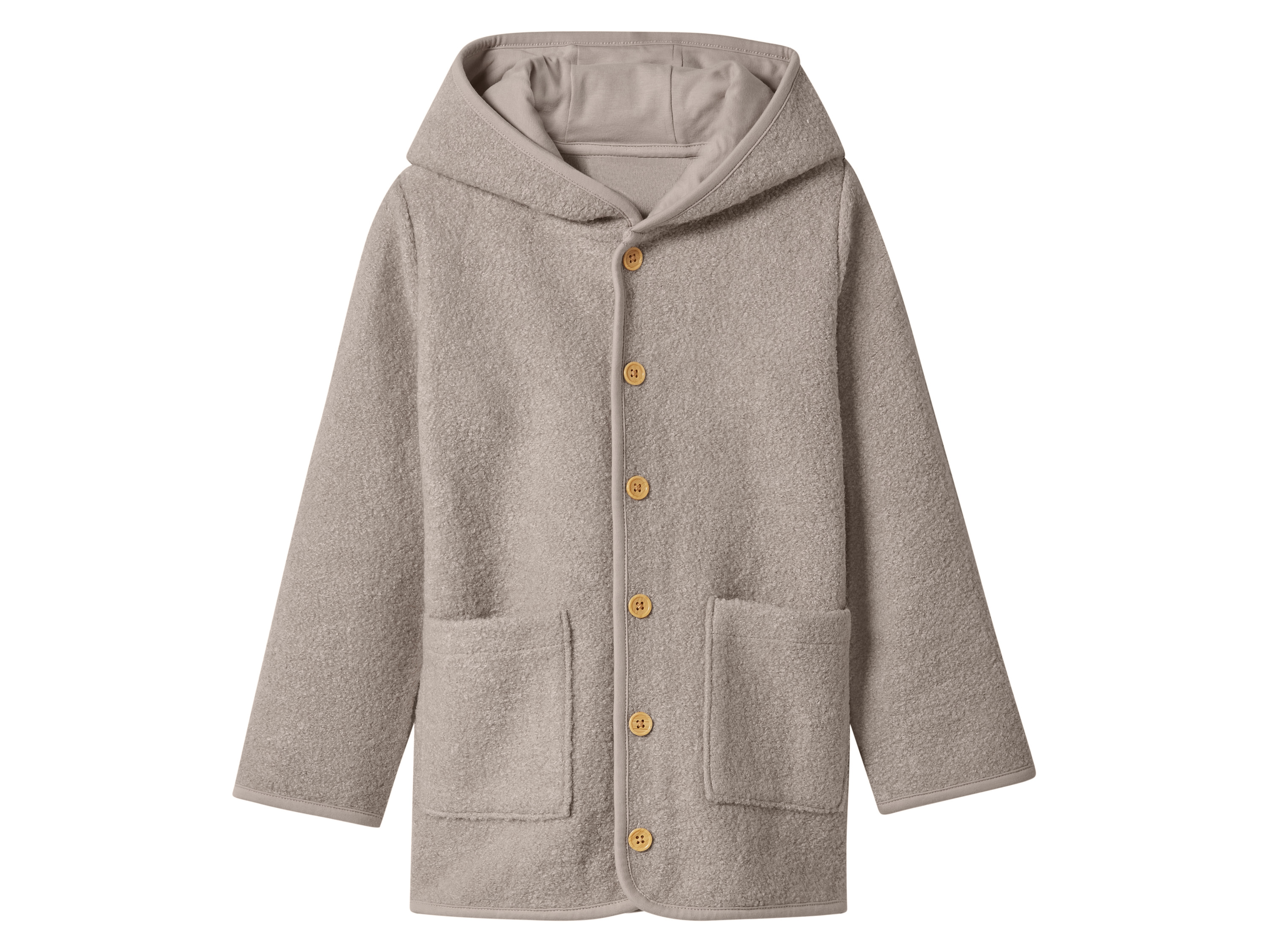 lupilu® Dětská bunda s merino vlnou (béžová, 122/128)