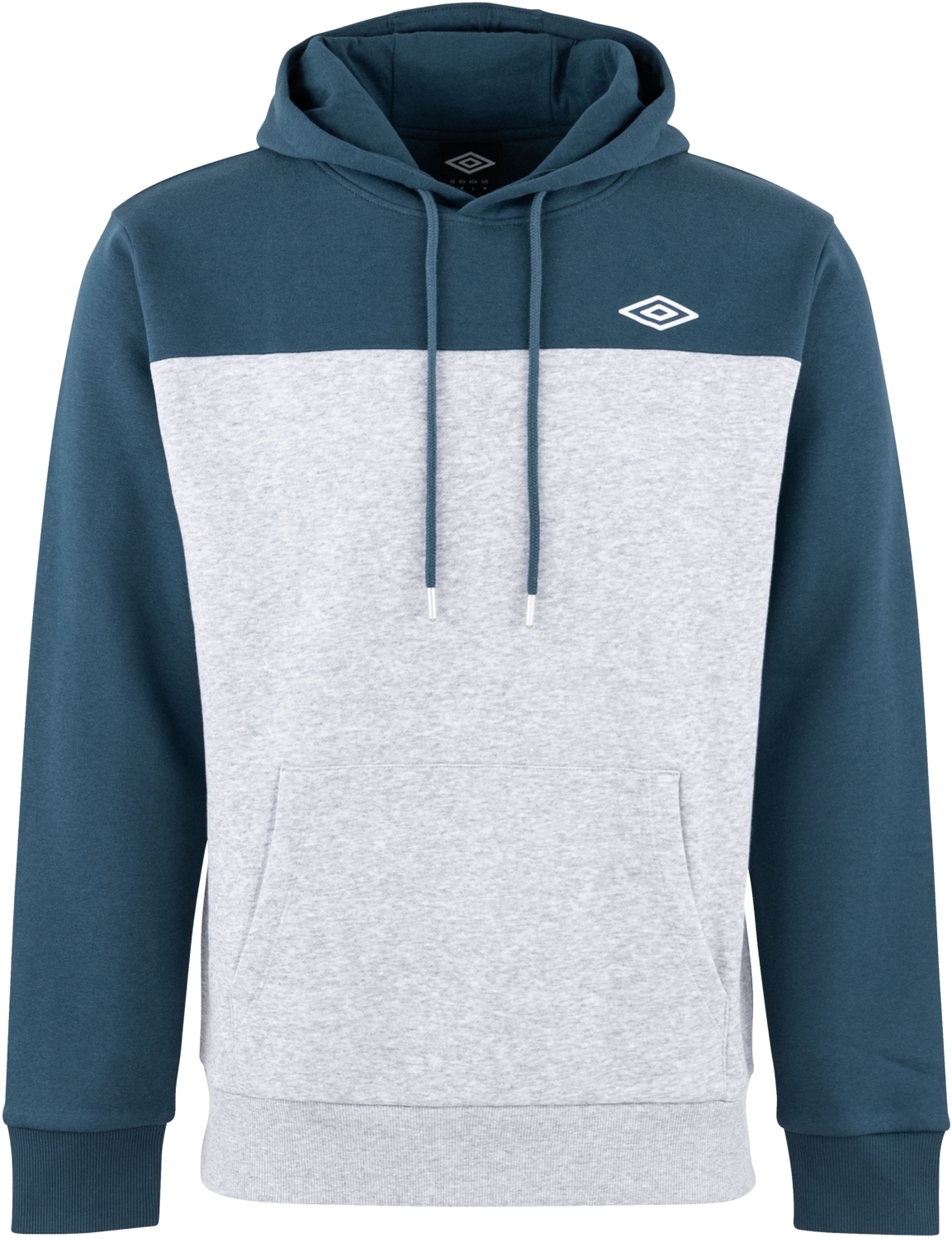 Umbro Pánská mikina (šedá/tmavě modrá, L)