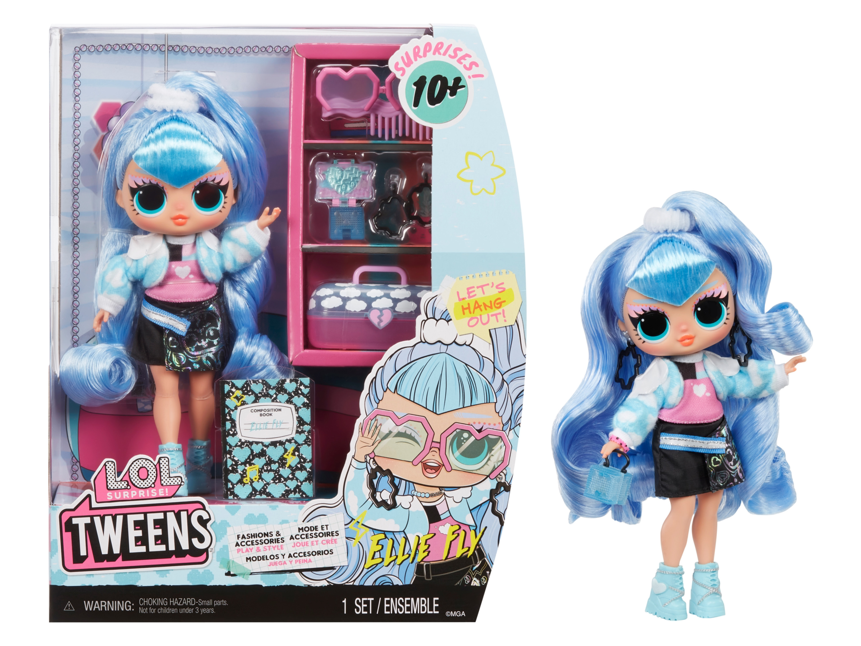 LOL Módní panenka Surprise Tweens Surprise Tweens Módní panenka Módní překvapení Tweens Panenka Surprise Tweens Tweens Módní překvapení (Ellie Fly)