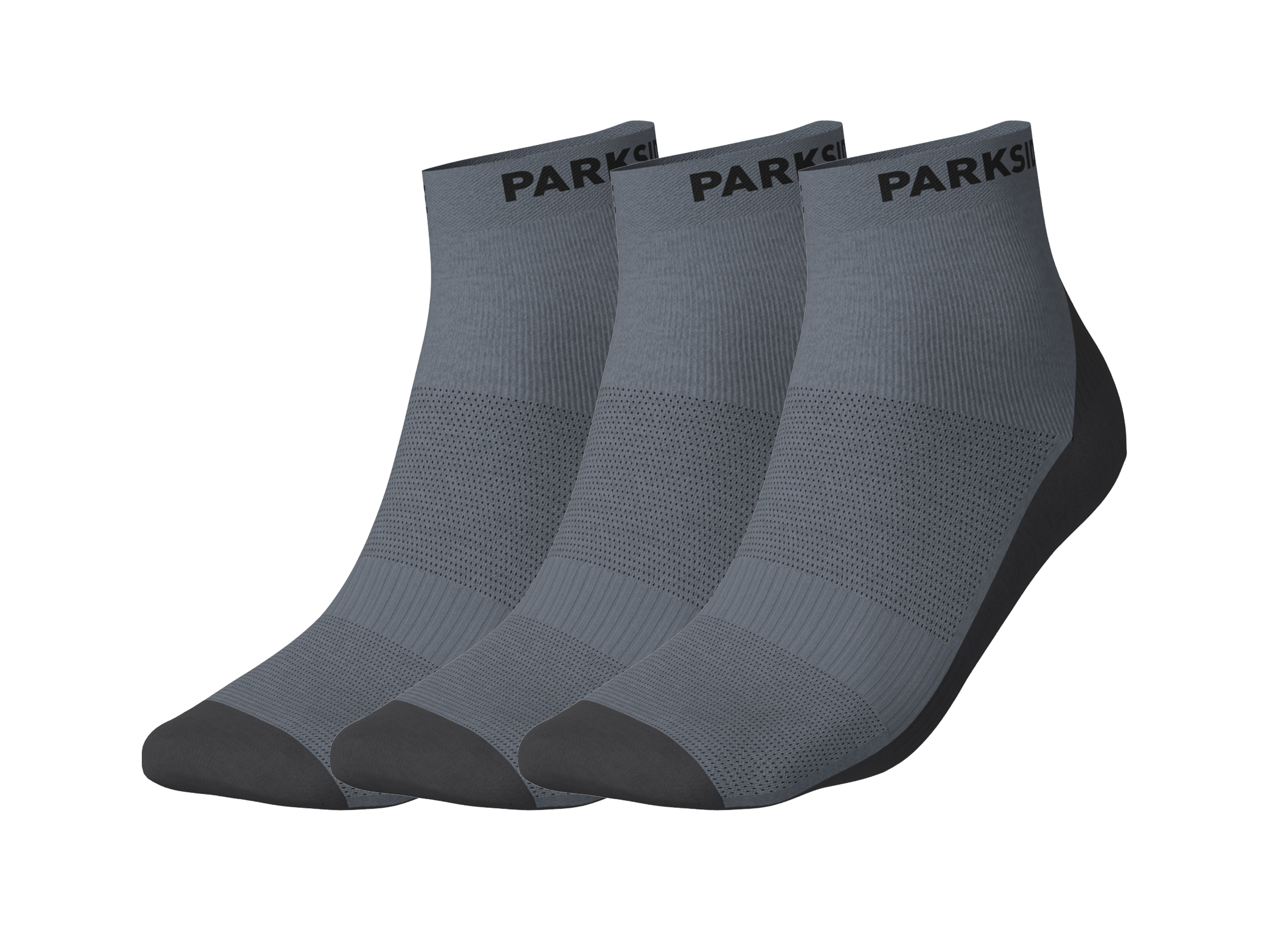Parkside® Pánské pracovní ponožky, 3 páry (šedá, 43-46)