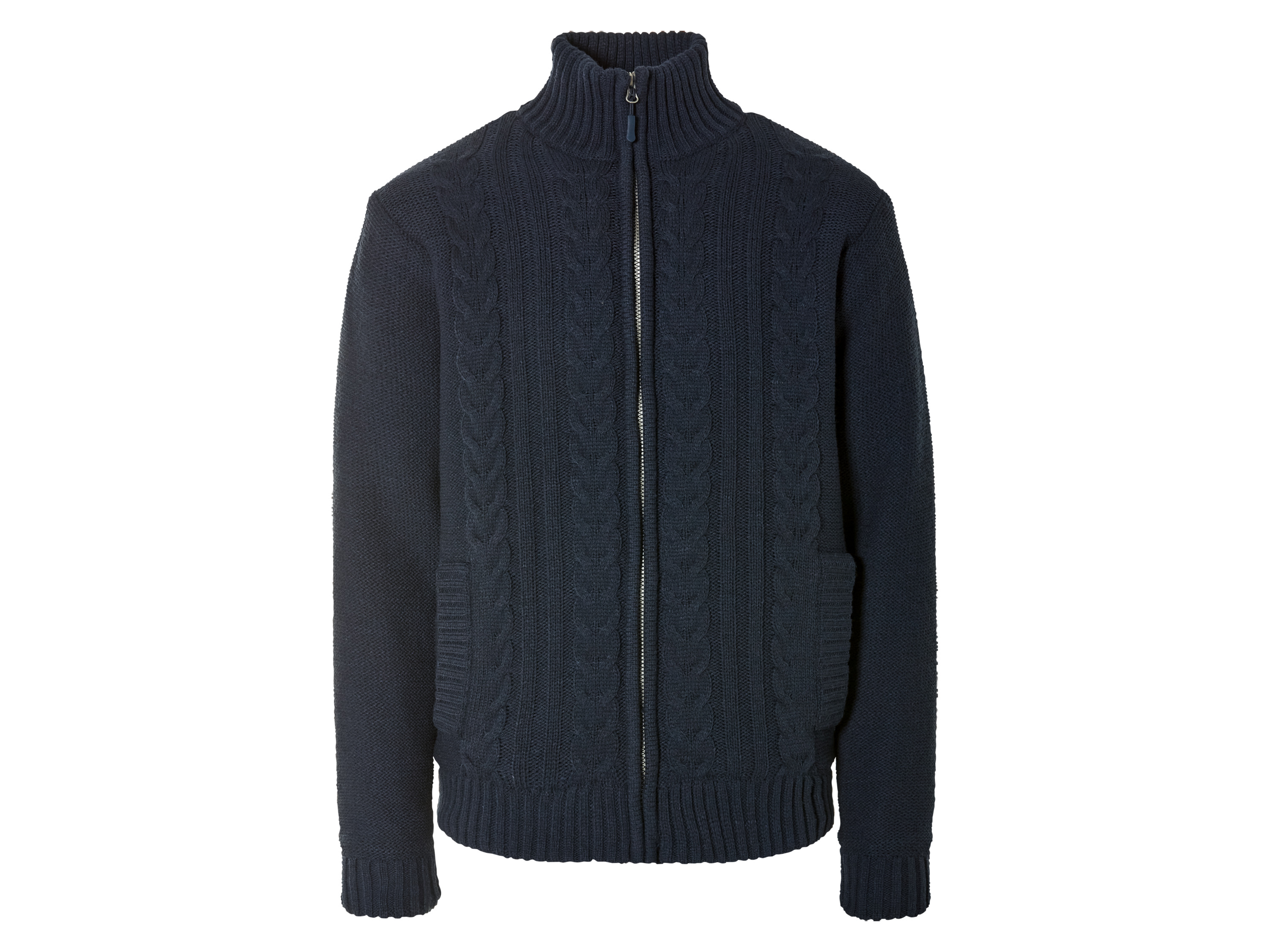 Livergy® Pánská pletená mikina (Xxl (60/62), navy modrá)