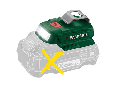 PARKSIDE® Adaptér na akumulátor PAA 20-Li B2 – bez akumulátoru a nabíječky