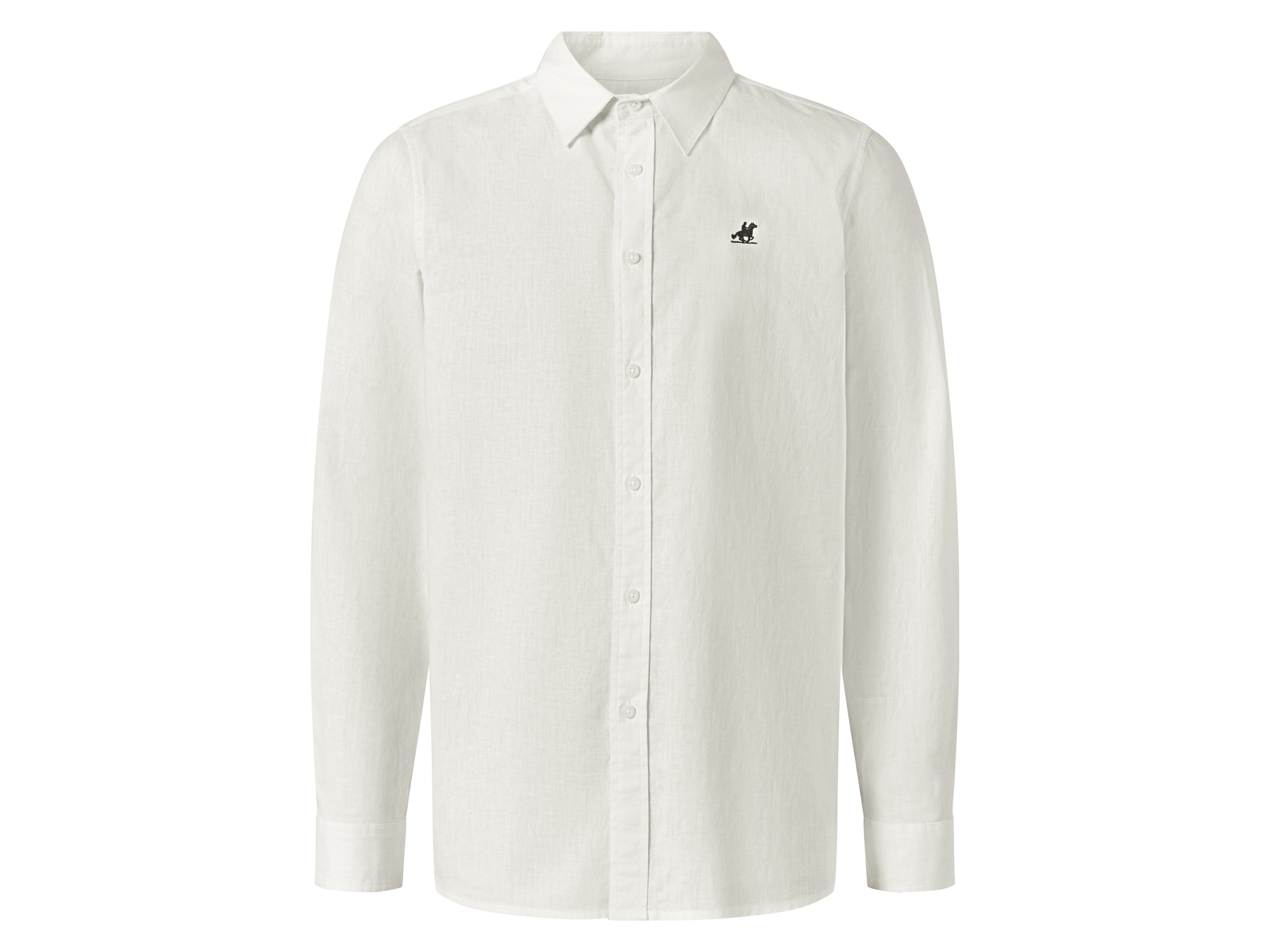 Pánská lněná košile (bílá, M (39/40))