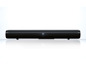 Černý soundbar s lesklým povrchem.