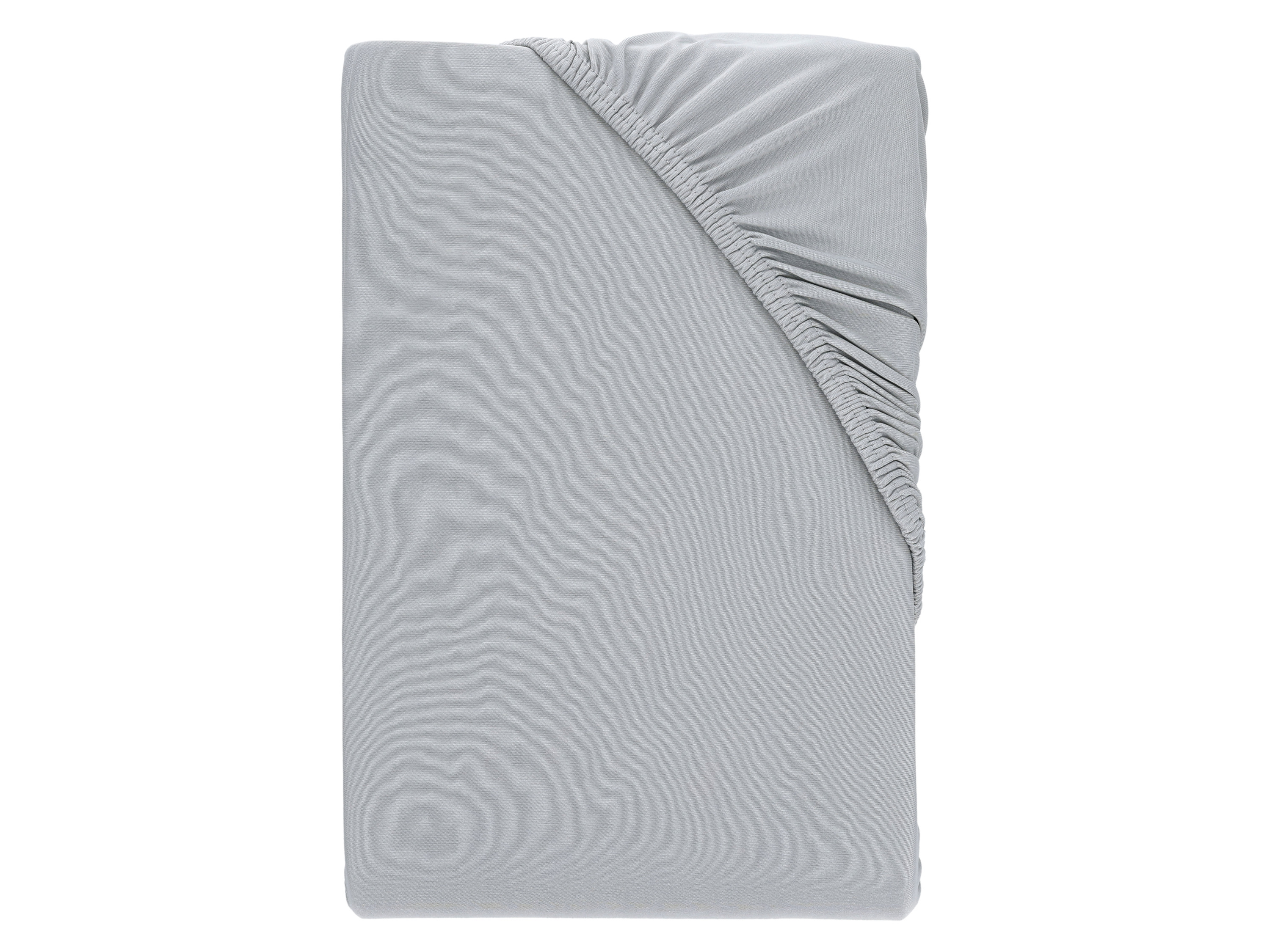 Livarno® Žerzejové napínací prostěradlo, 140-160 x 200 cm (modrá)