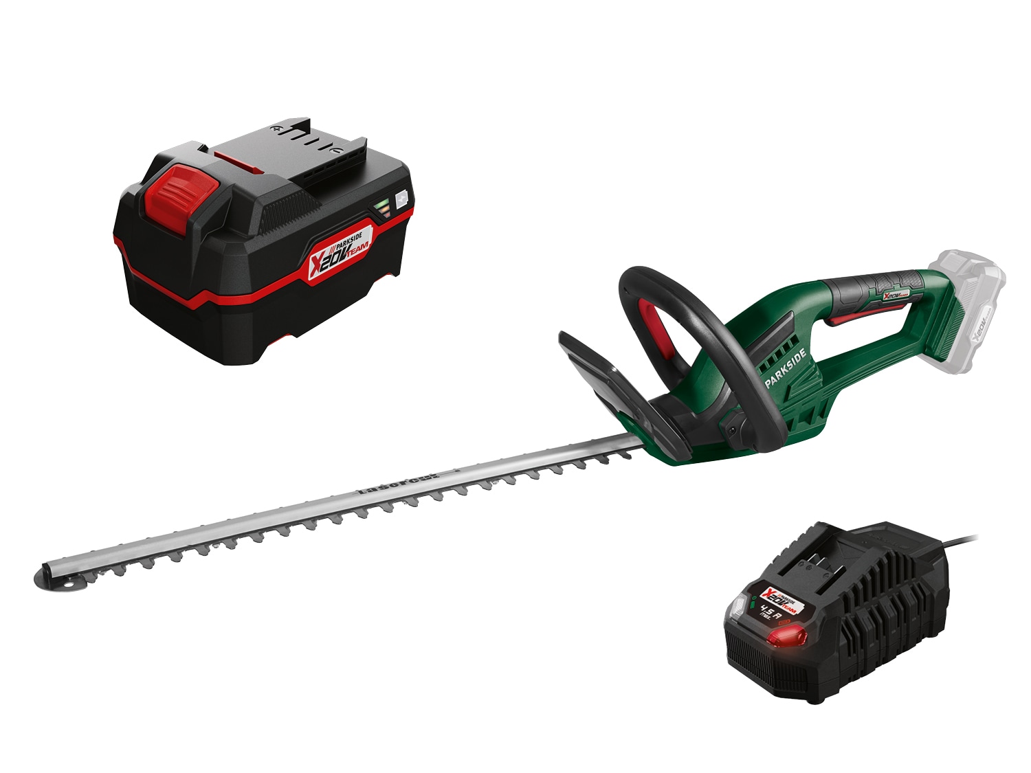 PARKSIDE® Aku nůžky na živý plot PHSA 20-Li B2, 4 Ah