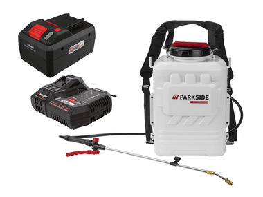 PARKSIDE PERFORMANCE® Aku tlakový postřikovač na záda PRDSP 20-Li B2, Smart 8 Ah