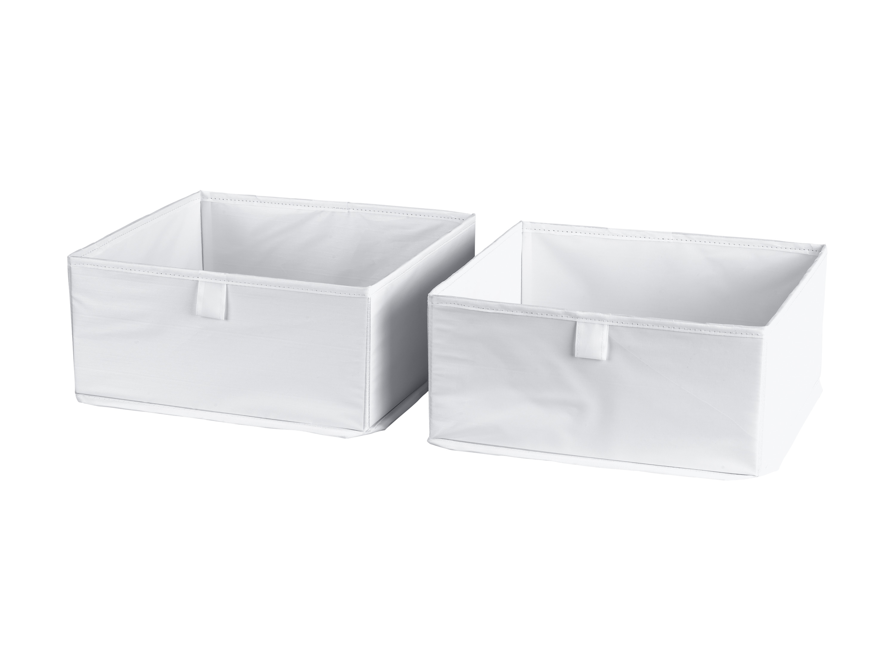 W5 Sada úložných boxů (Sada boxů, 2dílná – bílá)