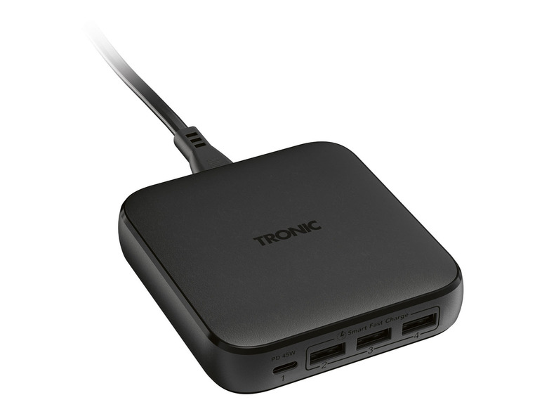  Zobrazit na celou obrazovku TRONIC® USB multi power nabíječka 65 W, USB-C PD, 3xUSB-A, GaN - Obrázek 2