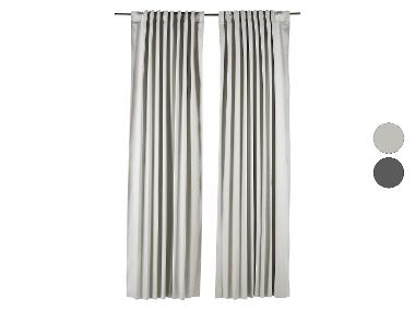 LIVARNO® Sada závěsů, 2dílná, 135 x 254 cm