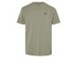 Krátké khaki tričko, značka Fred Perry.