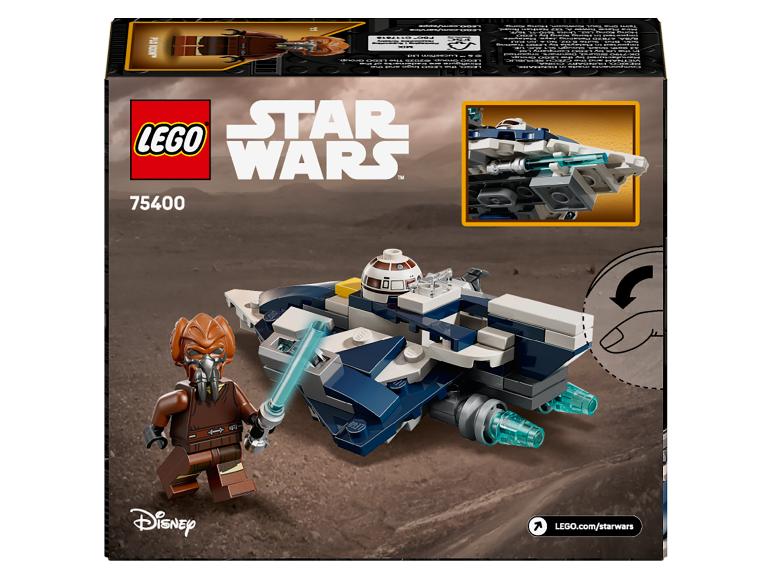 Sada LEGO Star Wars 75400 s minifigurkou Plo Koona a vesmírnou lodí.
