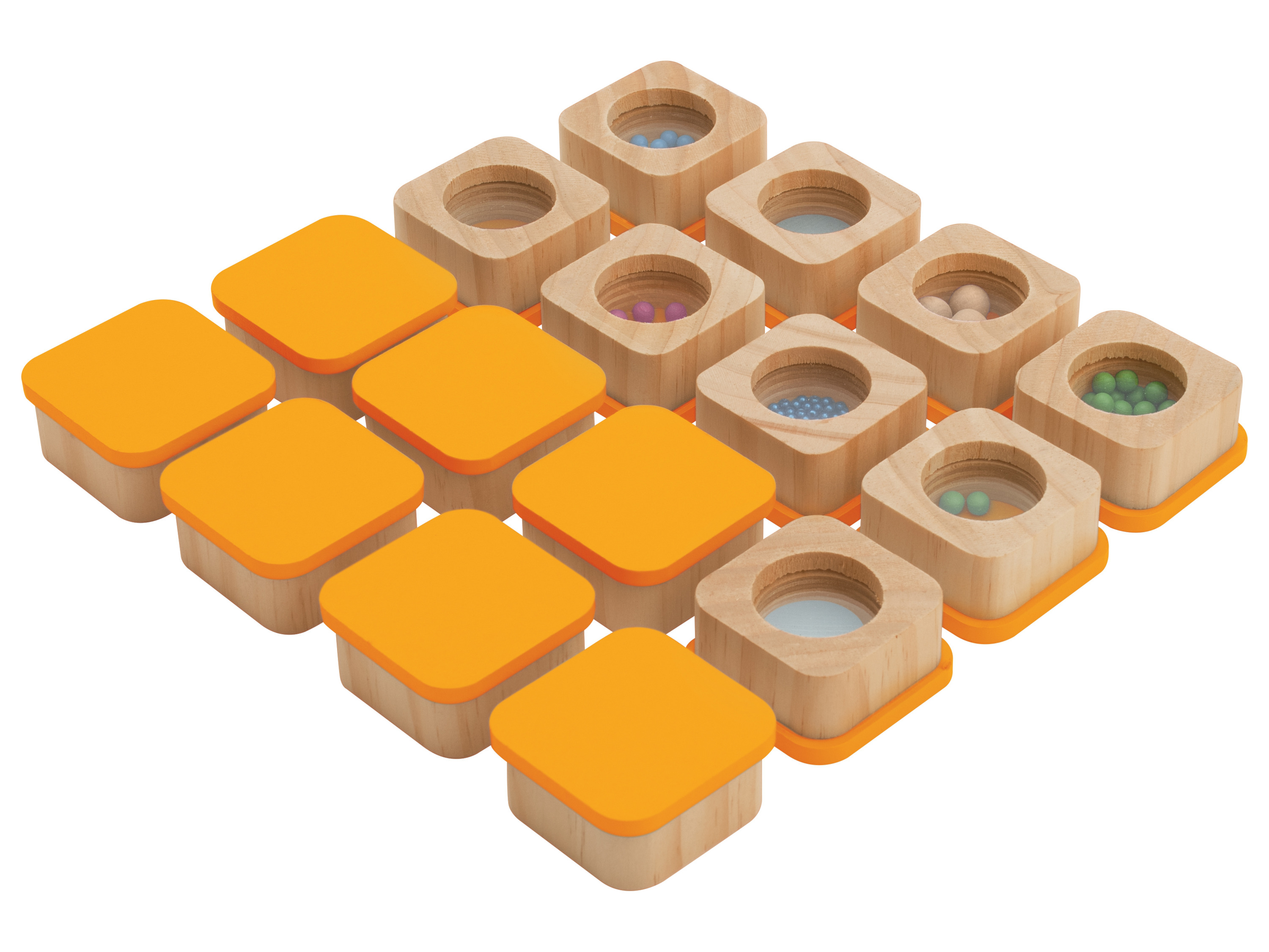 lupilu® Dřevěné pexeso na rozvoj hmatu a sluchu (pexeso na rozvoj sluchu)