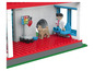 LEGO veterinární klinika s veterinářem, psem a čekárnou.