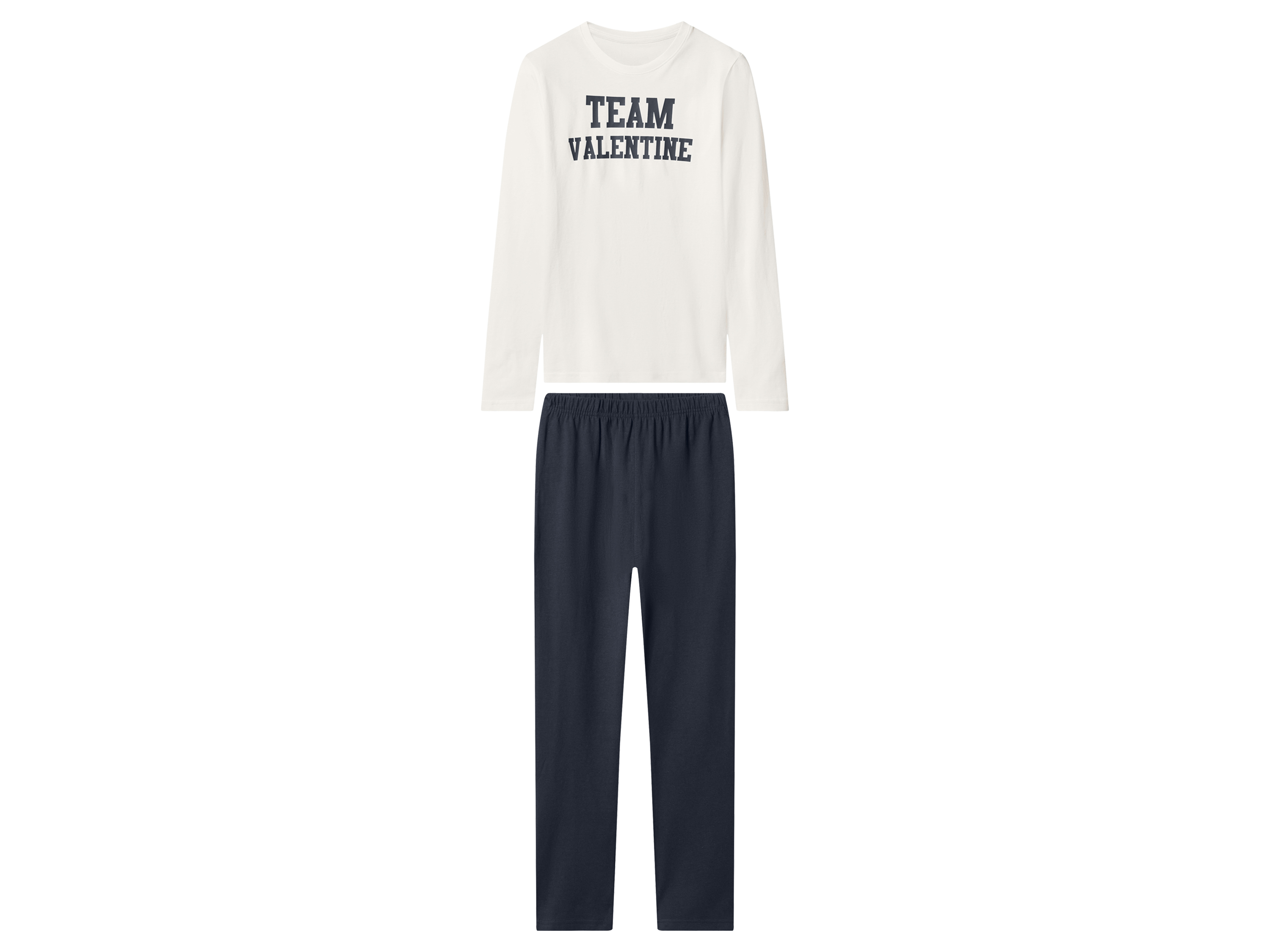 Esmara Kids Dětské pyžamo (bílá / navy modrá, 146/152)