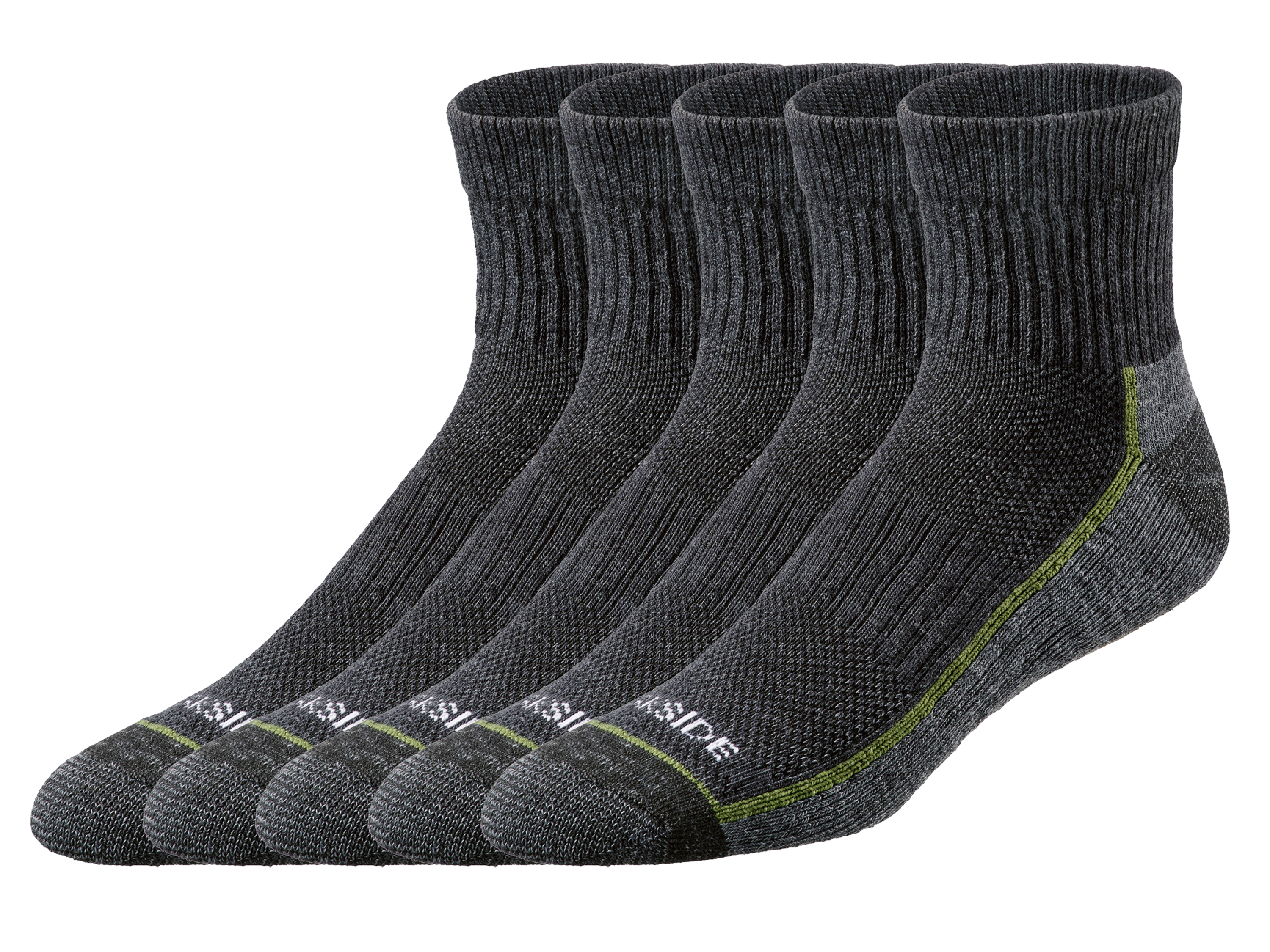 Parkside® Pánské pracovní ponožky, 5 párů (šedá, 39/42)