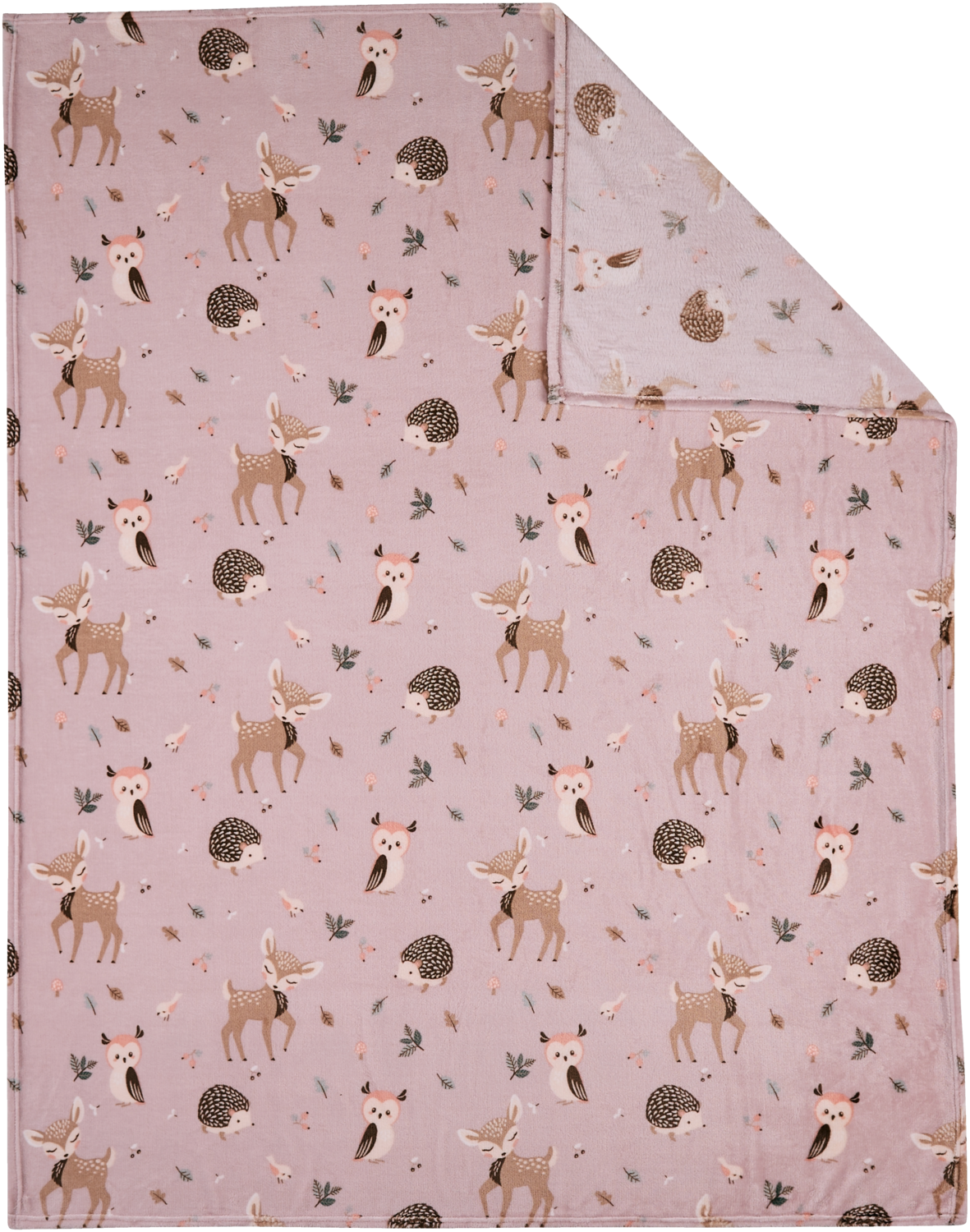 Livarno® Hebká deka, 130 x 160 cm (světle růžová)