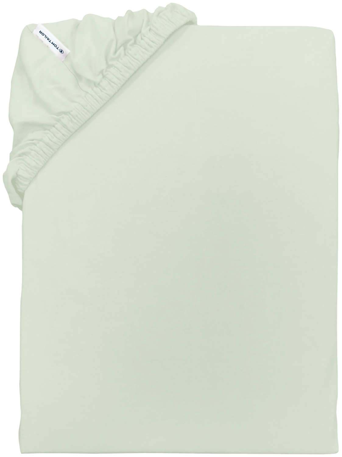 TOM Tailor Napínací prostěradlo Jersey, 90-100 x 200 cm (zelená)