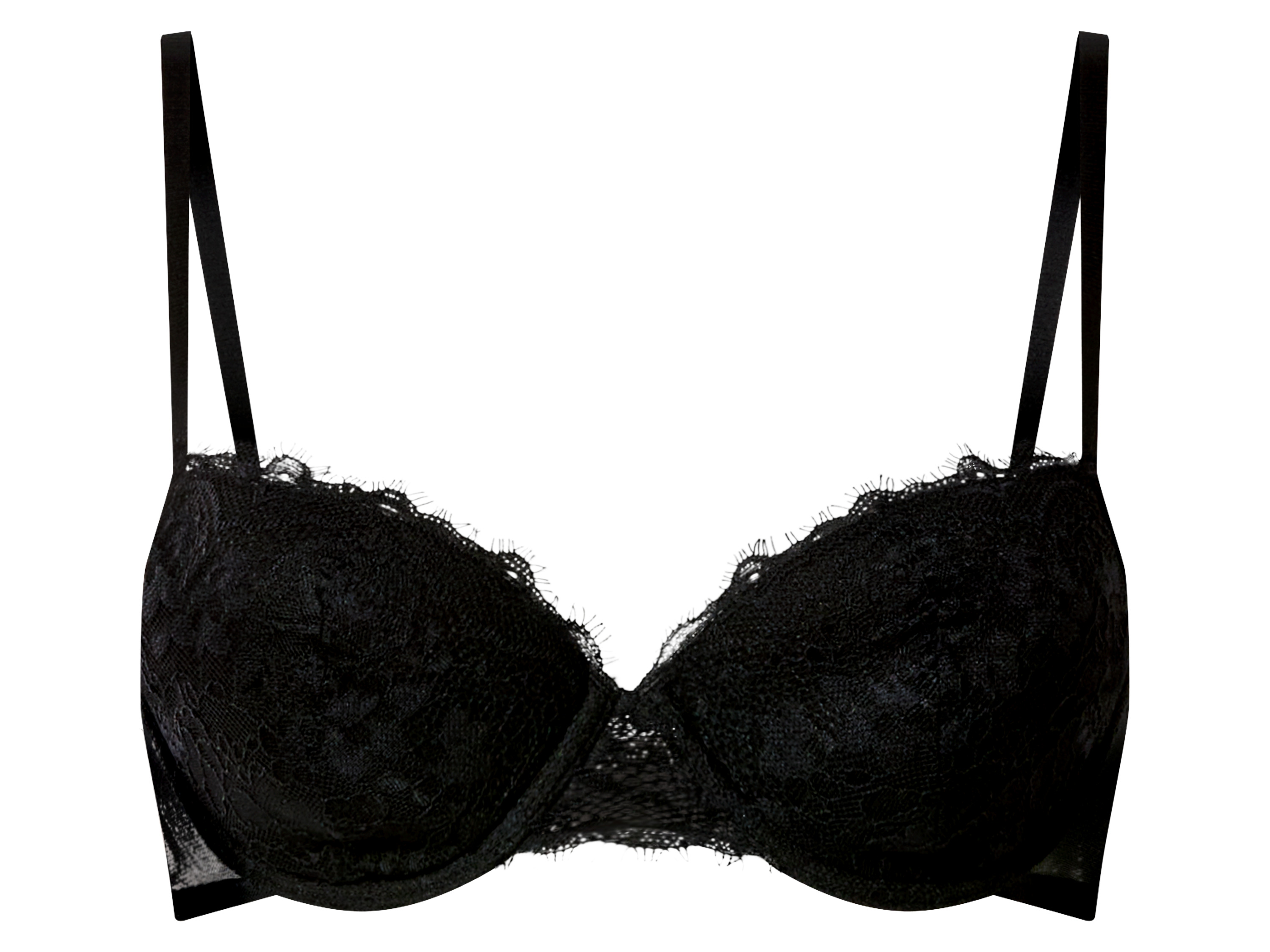 esmara® Dámská podprsenka s krajkou (černá, 85C)