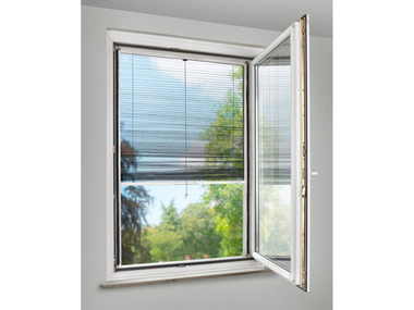 Plisovaná teleskopická ochrana proti hmyzu, max. 130 x 160 cm (bílá)