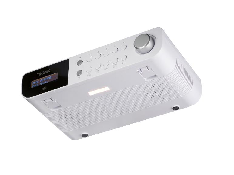 TRONIC DAB+ rádio s displejem zobrazujícím „ROCK ANTENNE Rock Music“