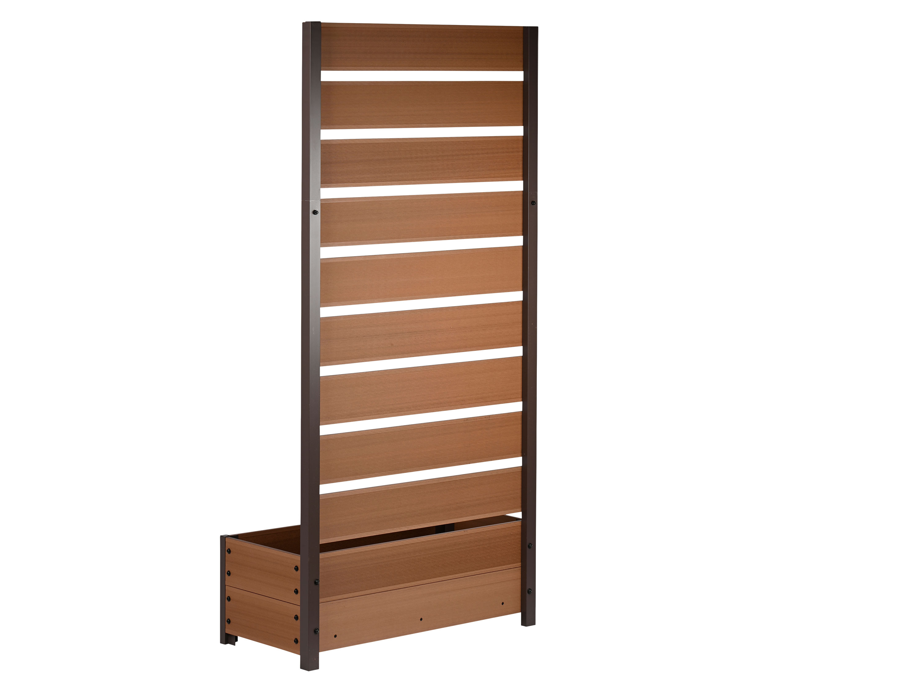 dobar Květinový truhlík s mřížkou (teak)