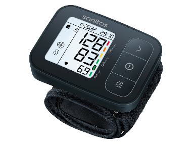 SANITAS Tlakoměr na zápěstí, s automatickým vypnutím