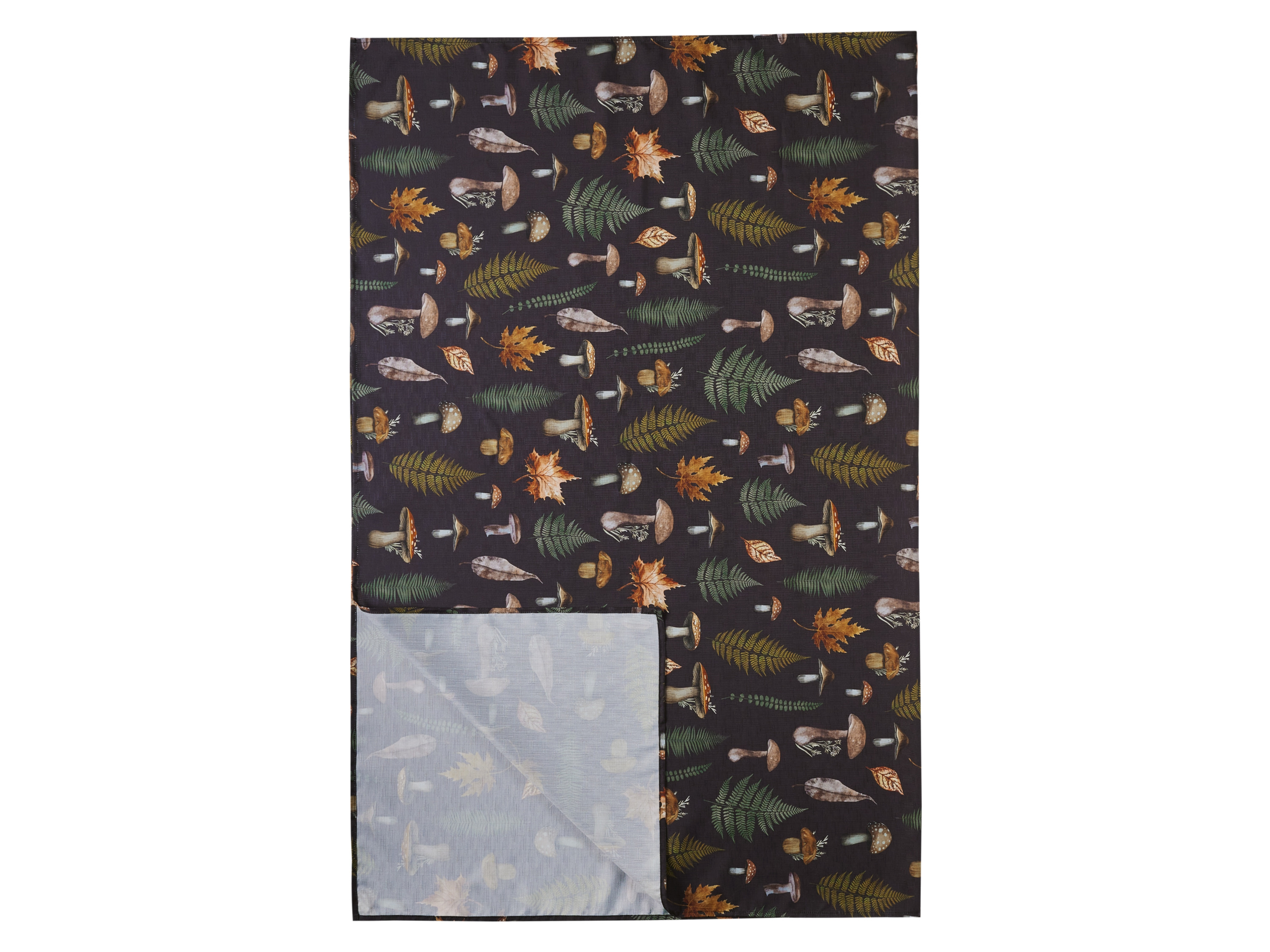 Livarno home Ubrus, 130 x 170 cm / Běhoun, 50 x 150 cm (ubrus, houby)