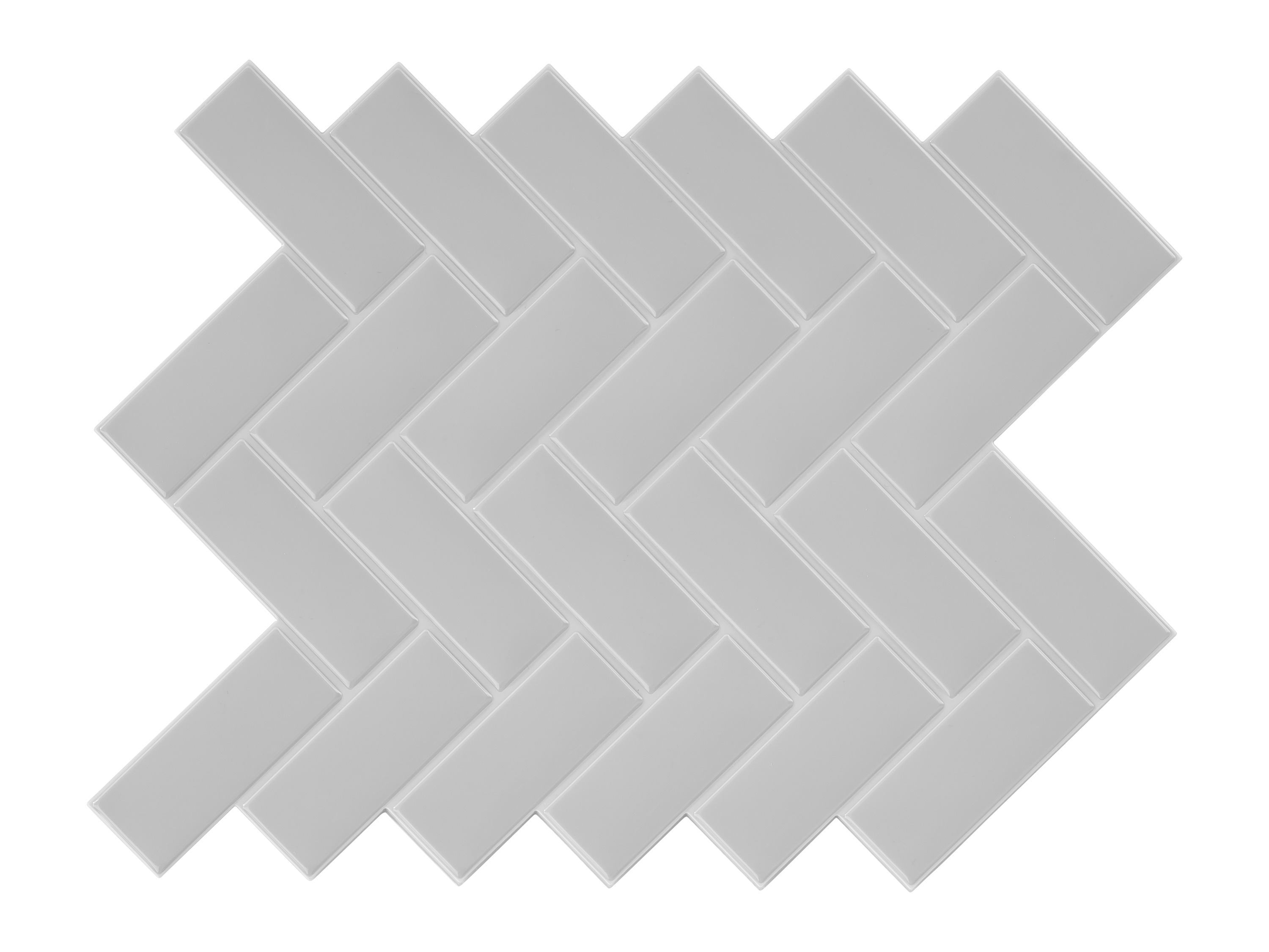 Livarno home Dekorativní samolepicí obklady, 10 kusů (světle šedá)