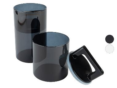 LIVARNO home Skladovací dózy se vzduchotěsnými víčky, 2dílná sada