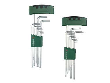 PARKSIDE® Sada inbusových klíčů / Sada klíčů pro vnitřní profily, 11dílná