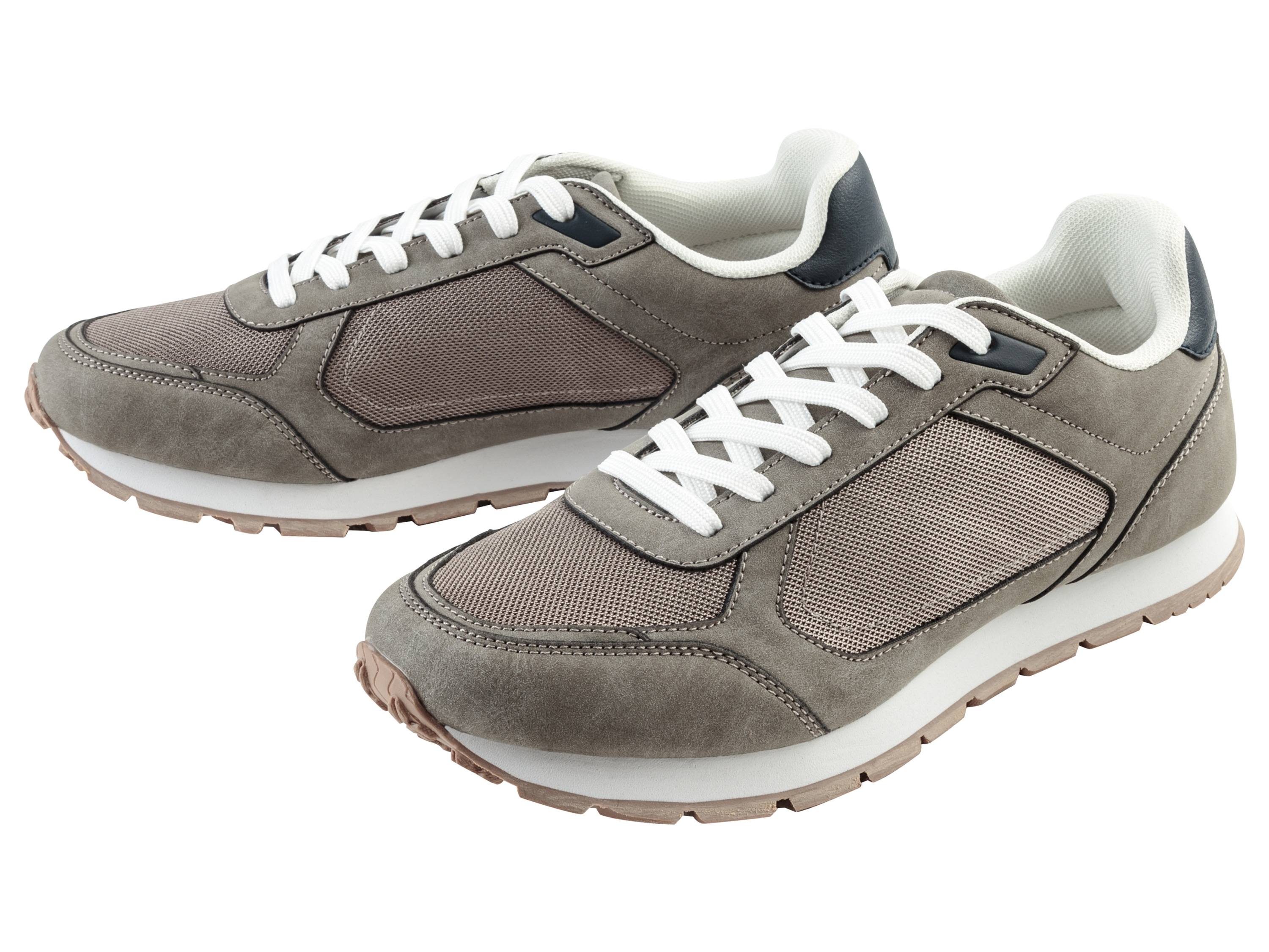 Livergy® Pánská obuv „Sneaker" (šedá / navy modrá, 45)