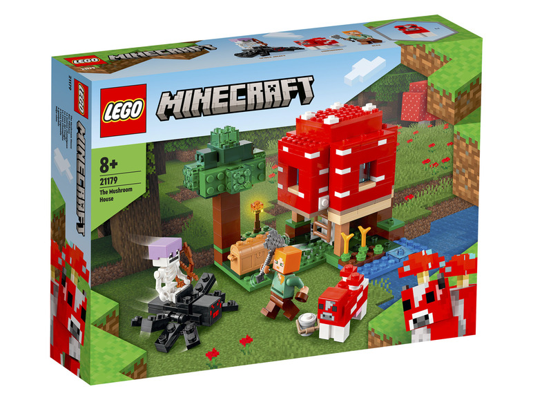  Zobrazit na celou obrazovku Lego Minecraft 21179 Houbový domek - Obrázek 3