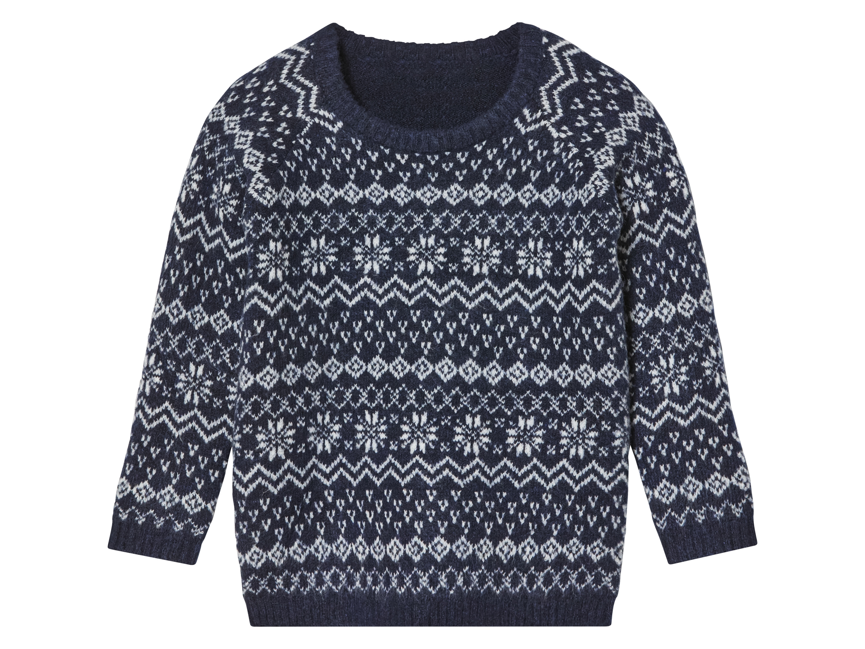 lupilu® Chlapecký svetr (110/116, navy modrá / bílá)
