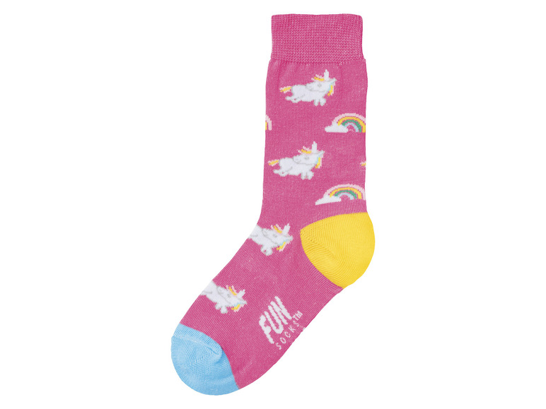  Zobrazit na celou obrazovku Fun Socks Dětské ponožky, 3 páry - Obrázek 4