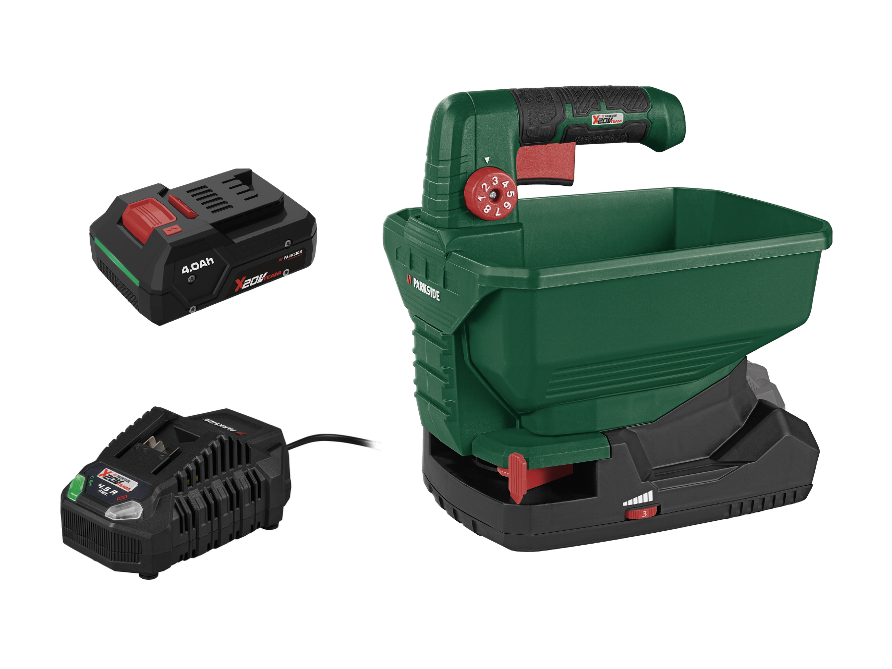 Parkside® Aku univerzální rozmetadlo Pusa B1, Smart 4 Ah