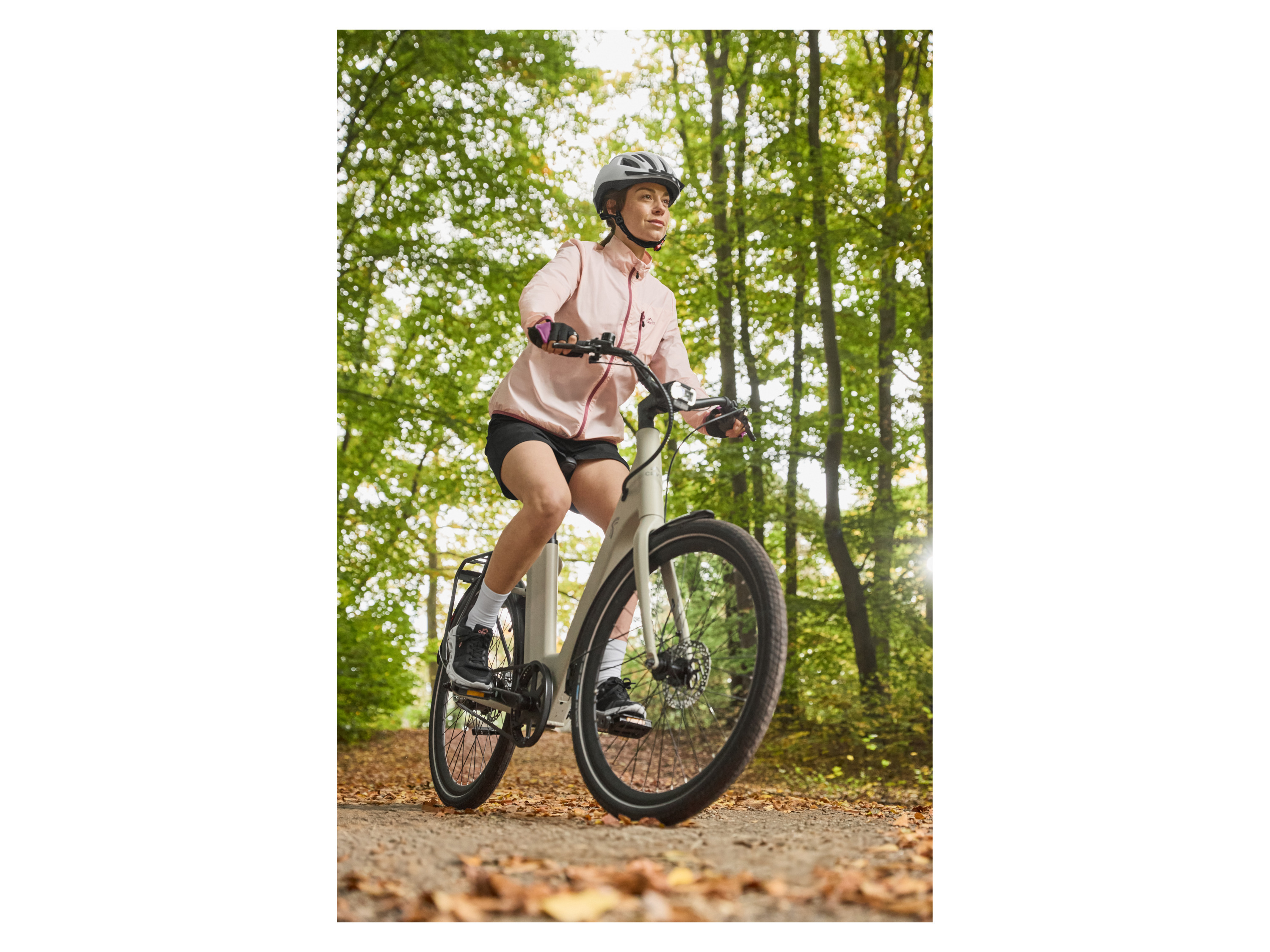 CRIVIT Dámská / Pánská cyklistická helma s koncovým světlem - 19