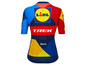 Cyklistický dres s logy Lidl a Trek.