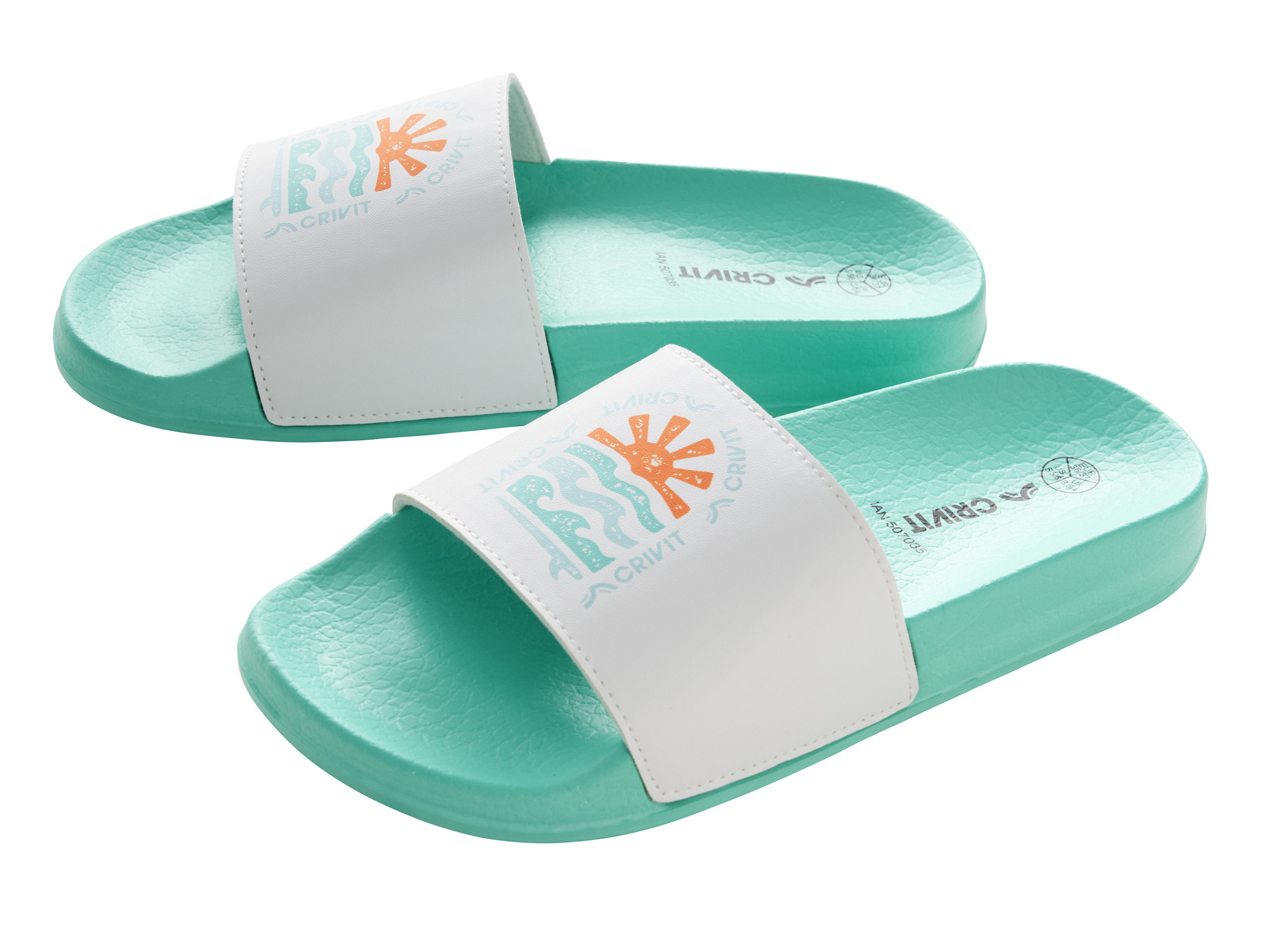 Crivit Dámské pantofle (zelená, 36/37)