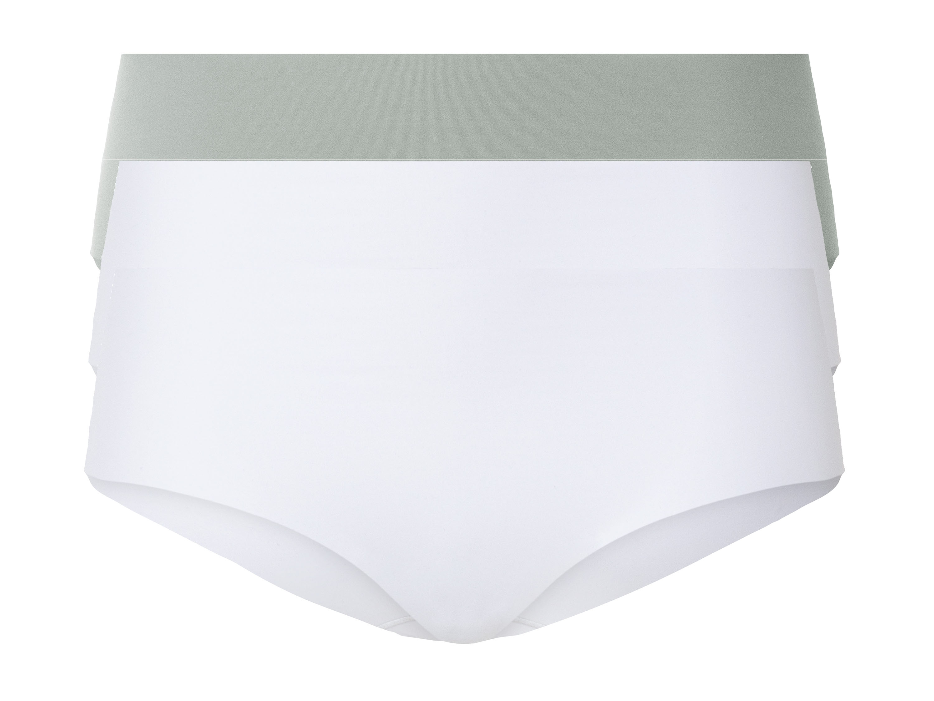 esmara® Dámské bezešvé kalhotky, 3 kusy (Xs(32/34), mintová/bílá)