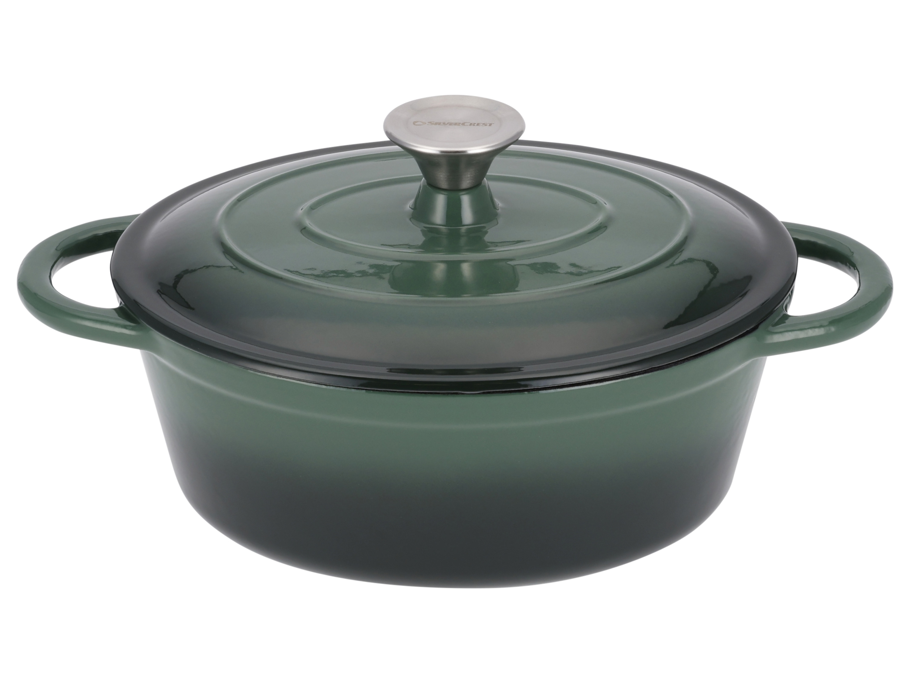 Silvercrest® Litinový hrnec, Ø 25 cm (zelená)