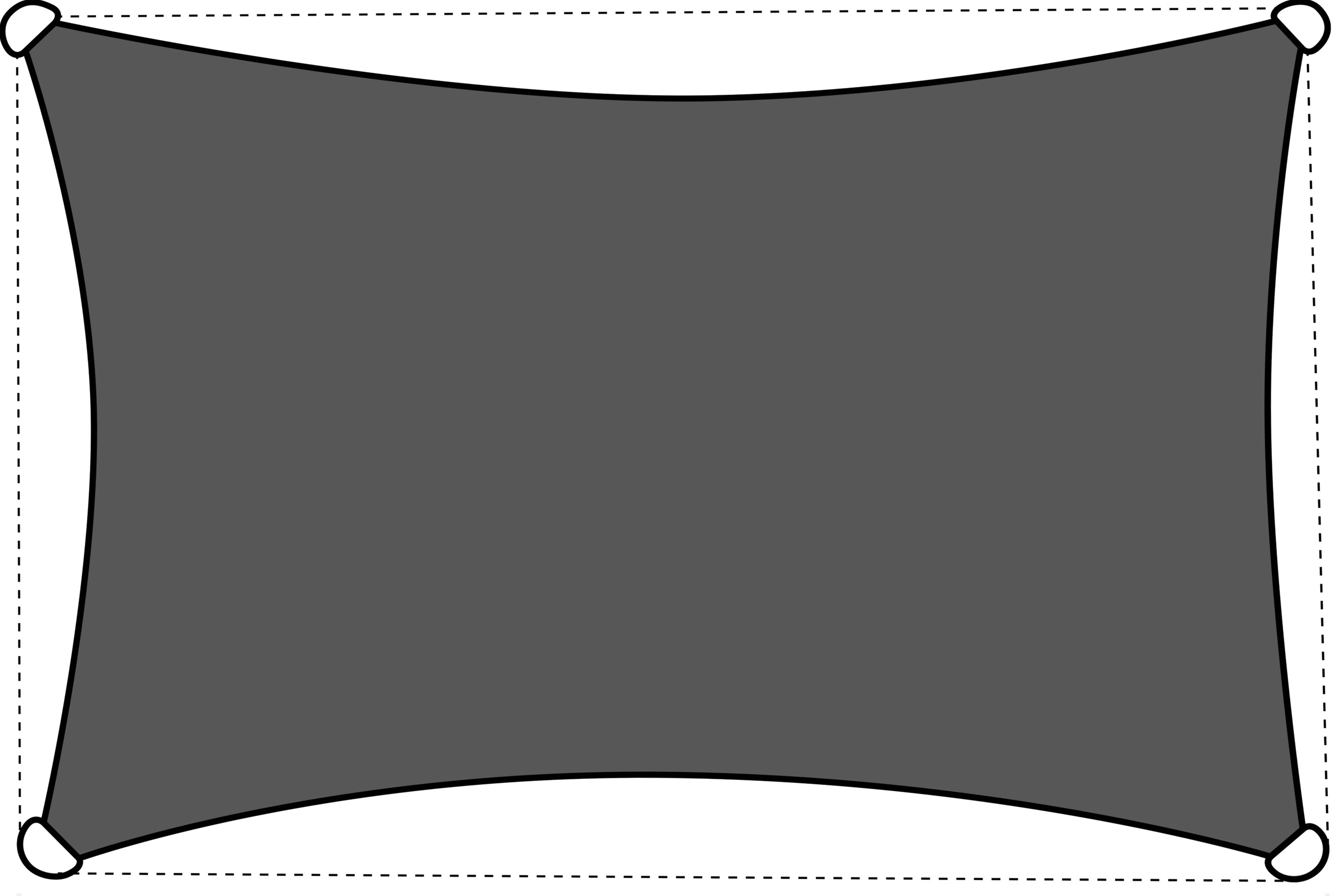 Livarno® Ochranná plachta proti slunci, obdélníková (antracitová)