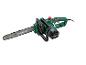 Elektrická řetězová pila Parkside v zelené barvě.