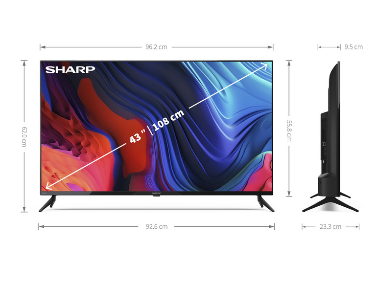  Zobrazit na celou obrazovku Sharp Smart TV 43″ Ultra HD Android - Obrázek 7