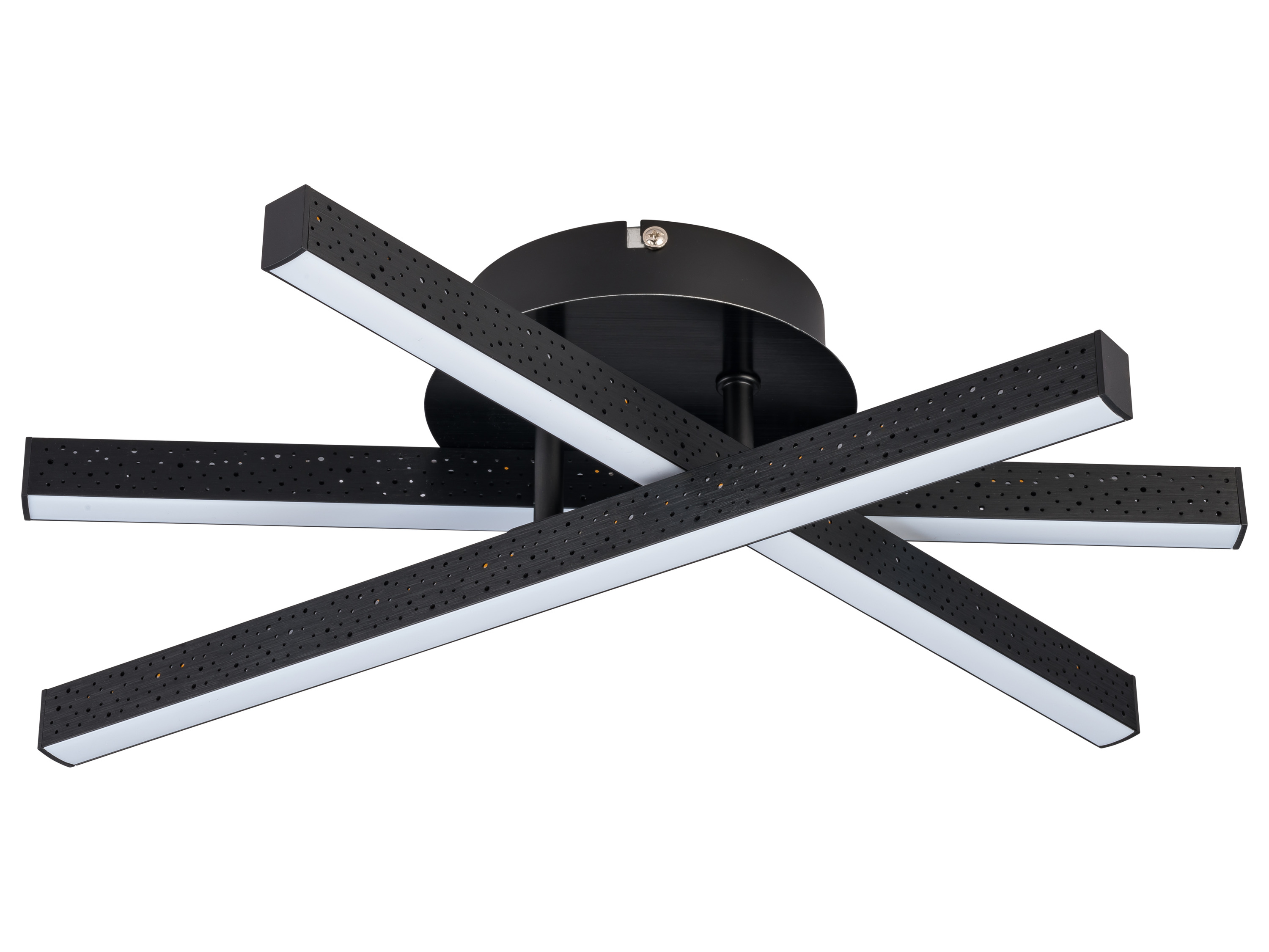 Livarno home Stropní LED svítidlo, geometrický design (černá)