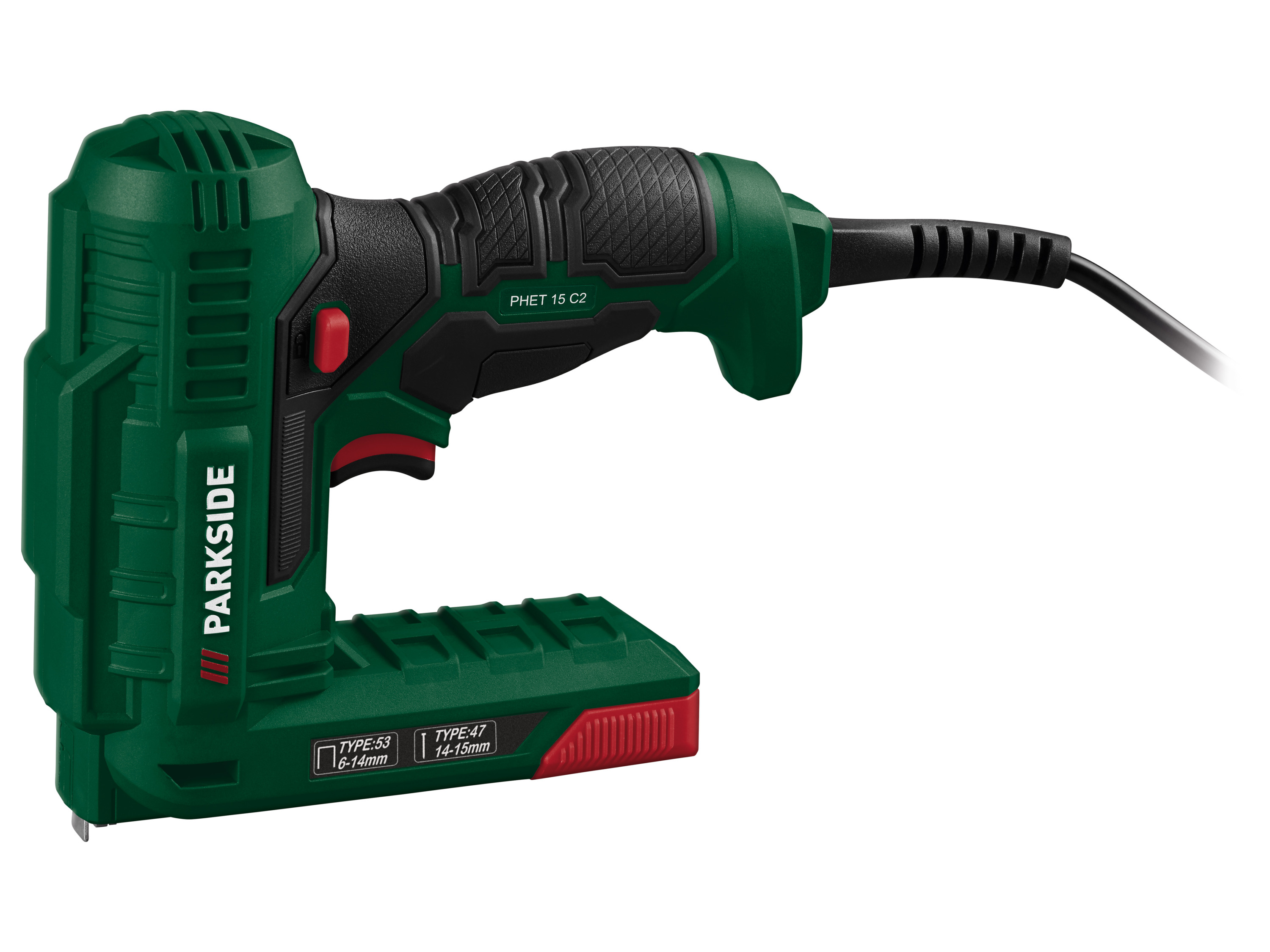 Parkside® Elektrická sponkovačka a hřebíkovačka Phet 15 C2